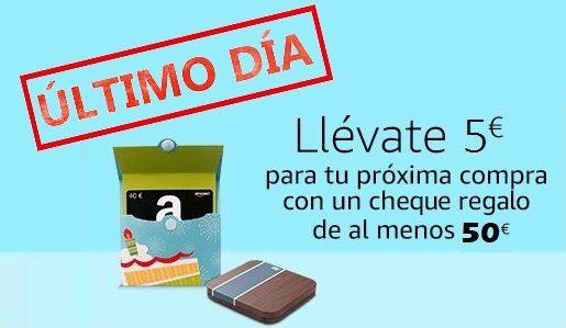 amazon 5 euros descuento