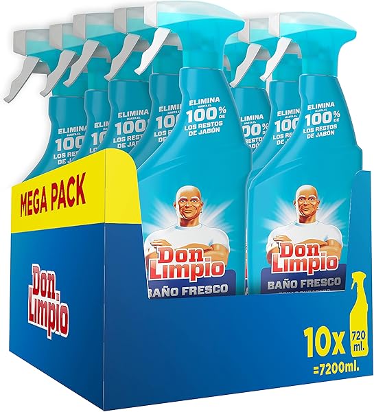 Pack x 10 Don Limpio Baño en Spray aroma Fresco